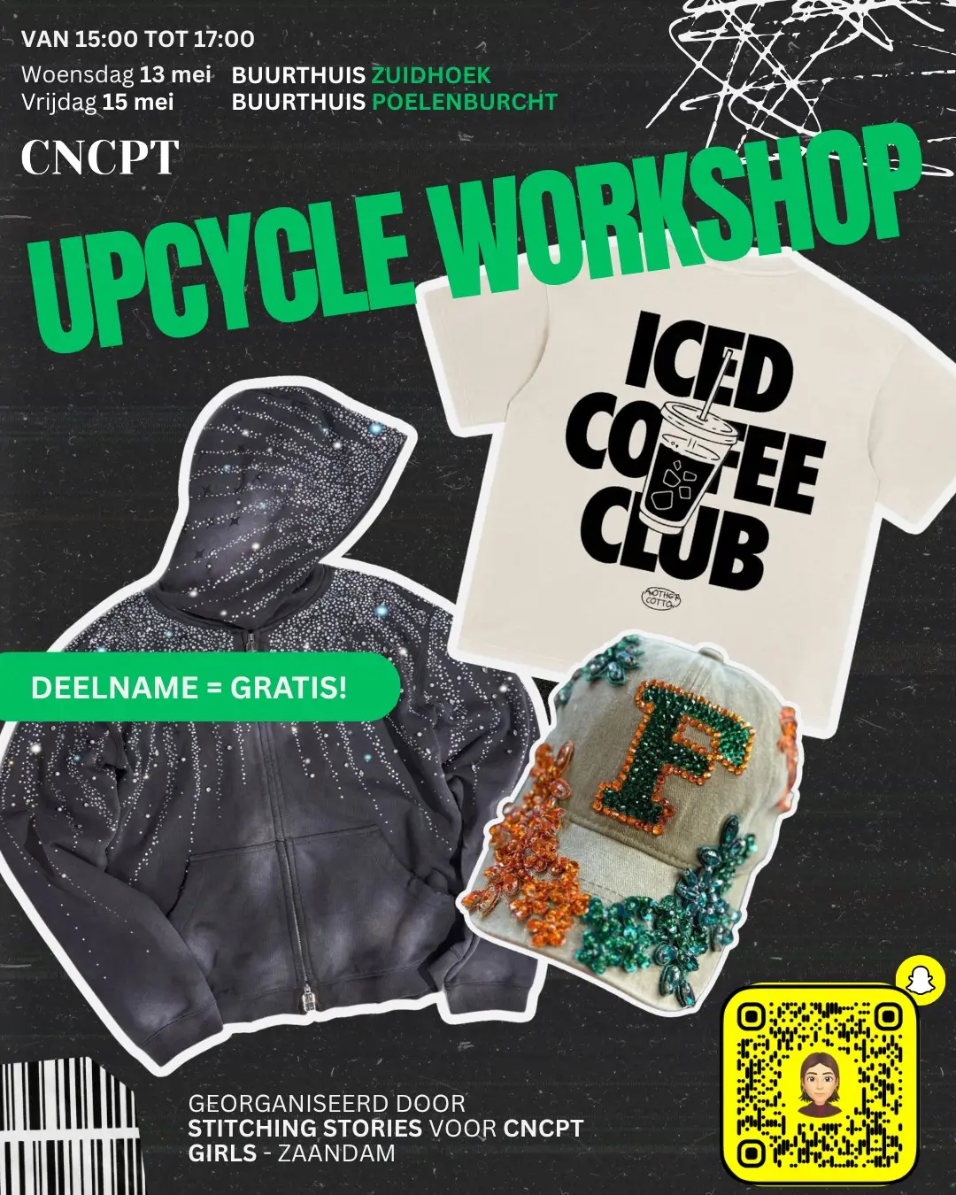 Upcycle workshop #2 - Stitching Stories & Meidenwerk Zaandam
